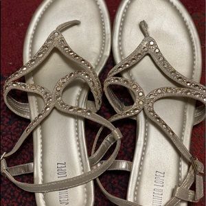 Women’s Gold Sandals